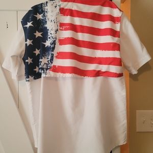 American Flag Fishing Shirt